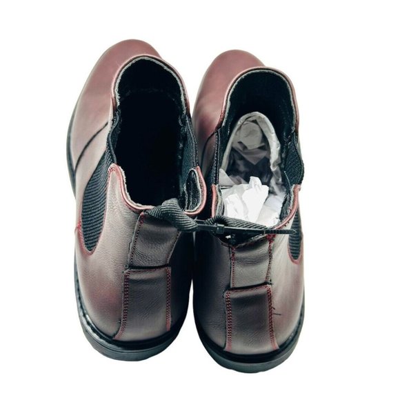 Men’s Brown Business Casual Ankle Boots ( Size 12 1/2 ) Winter/ Spring Wear - Picture 3 of 4